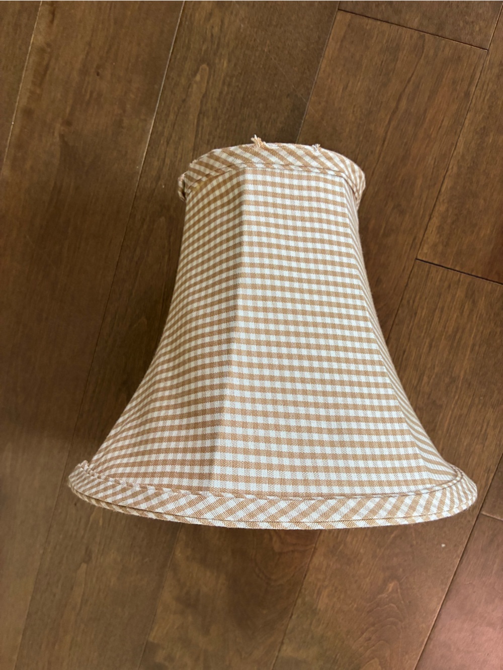 Flawed Beige Linen Fabric Drum Lamp Shade